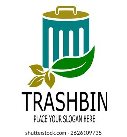 trashbin logo for business company