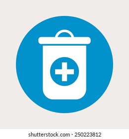 Trashcan icon.