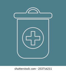 Trashcan icon.
