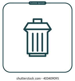 trashcan icon