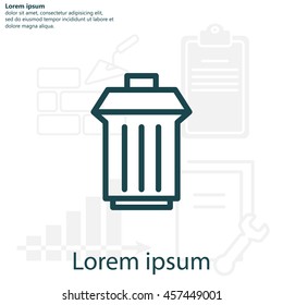 trashcan icon