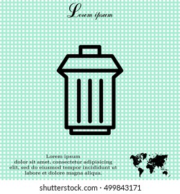 trashcan icon