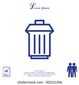 trashcan icon