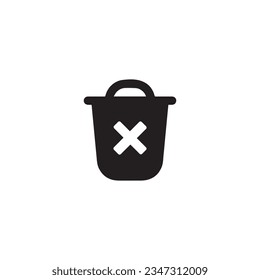 Trashcan Icon design and vector illustration.