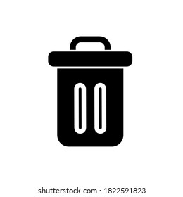 Vektorgrafik-Symbol für den Müll. EPS. 10.