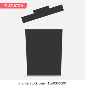 trashcan icon vector . Lorem Ipsum Illustration design