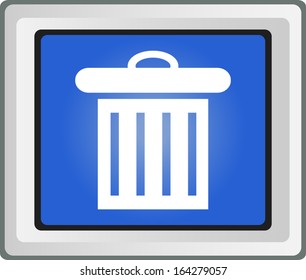 Trashcan icon-Vector 