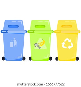 reciclaje de basuras para el diseño de vectores ambientales
