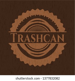Trashcan wood emblem