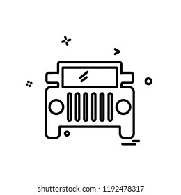 Trasnport icon design vector