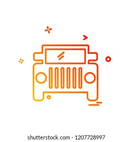 Trasnport icon design vector