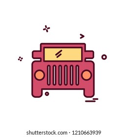 Trasnport icon design vector