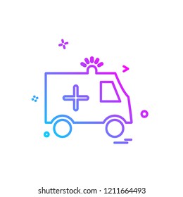 Trasnport icon design vector