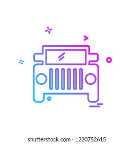 Trasnport icon design vector