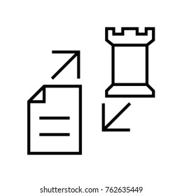 trategic plan icon
