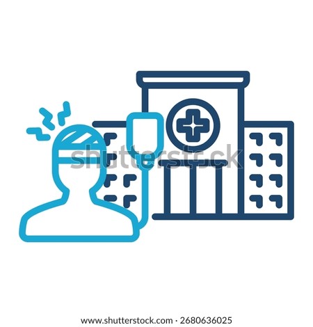 Trauma Center Icon Element For Design