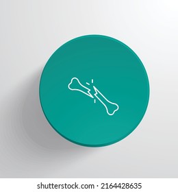 Trauma and Fracture Care icon vector design