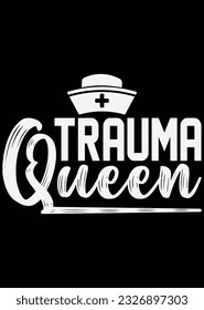 
Trauma Queen eps cut file for cutting machine