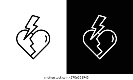 Trauma versión de dos tonos en el fondo blanco y negro