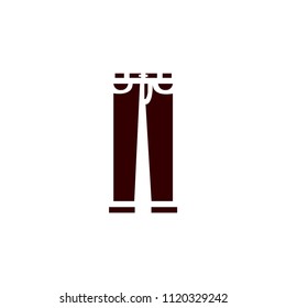 Trausers Fashion Modern Simple Vector Icon
