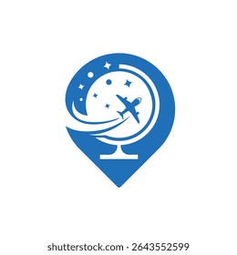 travel  abstract logo modern style