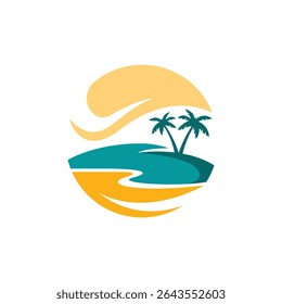 travel  abstract logo modern style