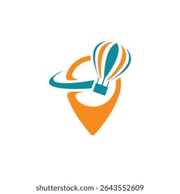 travel  abstract logo modern style