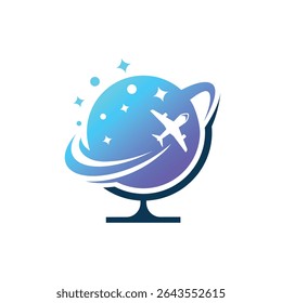 travel  abstract logo modern style