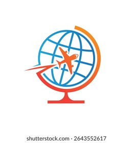 travel  abstract logo modern style
