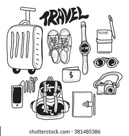 Travel Accessories Doodle