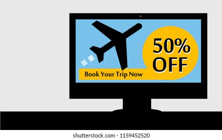 travel advertising, promotion banner, special offer banner