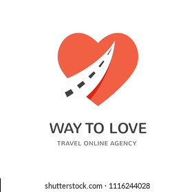 Travel agancy, tourism app and trips logo, adventure tours, vector modern icon and element