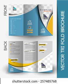 Travel Agencies Tri-Fold Mock up & Brochure Design