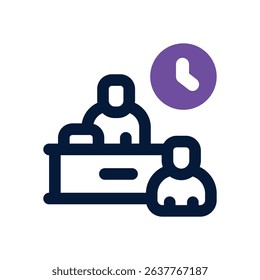 travel agency duotone icon. Sleek and modern vector icon for websites, mobile apps, marketing materials, and corporate design. Fully scalable and ready to use.