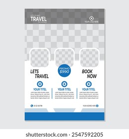 TRAVEL AGENCY FLYER TEMPLATE DESIGN