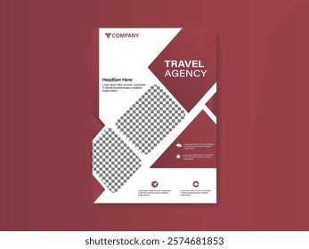 Travel Agency Flyer template  Design