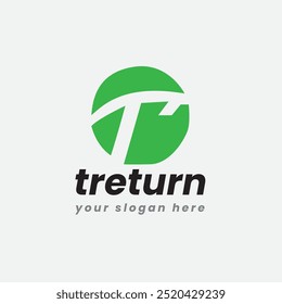 Para una agencia de viajes como "Treturn Tour and Travel", el diseño del logotipo debe evocar una sensación de aventura, descubrimiento y comodidad. Aquí hay una descripción detallada de cómo podría ser el logo: