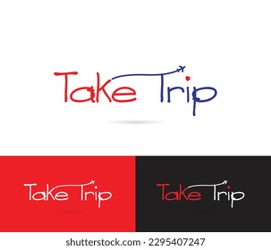 Travel agency logo design concept