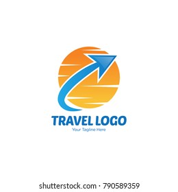 Travel Agency Logo Design Template