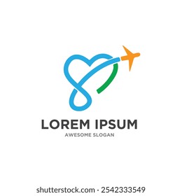 Agencia de viajes Vector de diseño de logotipos