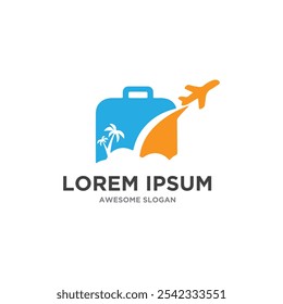 Agencia de viajes Vector de diseño de logotipos