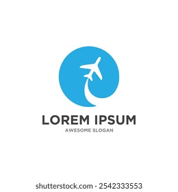 Agencia de viajes Vector de diseño de logotipos