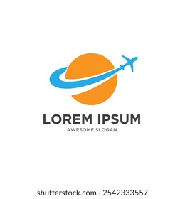 Agencia de viajes Vector de diseño de logotipos