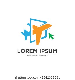 Agencia de viajes Vector de diseño de logotipos