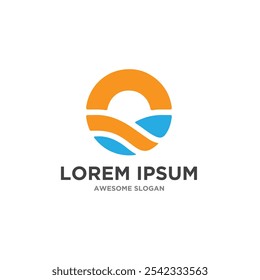 Agencia de viajes Vector de diseño de logotipos