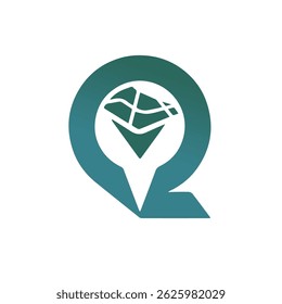 Travel agency logo icon design