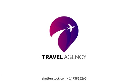 Travel Agency Logo Travel Logotype Design Stock Vector (Royalty Free ...