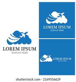 Logo der Reiseagentur, Vektorvorlage