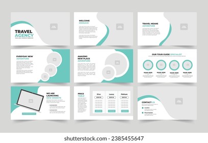 Travel Agency Presentation Design Template 