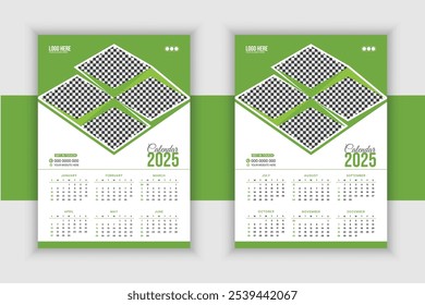 Travel Agency print-ready 2025 wall calendar design